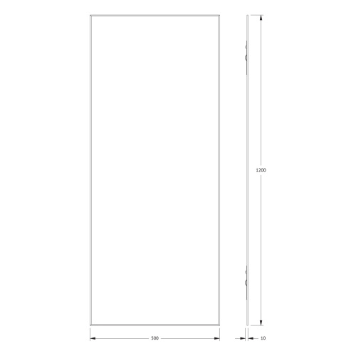 Зеркало в ванную Evoform Standard BY 0239 50х120 цвет хром - фото 2