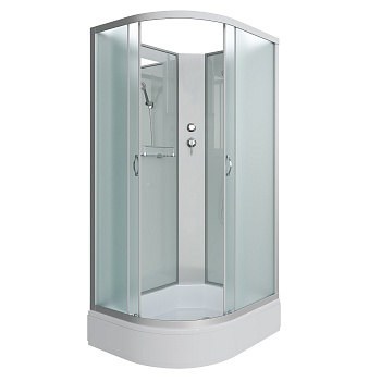 Душевая кабина Niagara Classic 339844RBK 90х80 асимметричная без крыши ориентация правая