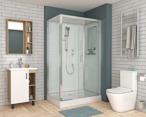 Душевая кабина Niagara Premium 60120114QR 120х80 прямоугольная с крышей ориентация правая - фото 2