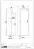 Смеситель Fiore Kube 100CR8553 напольный хром