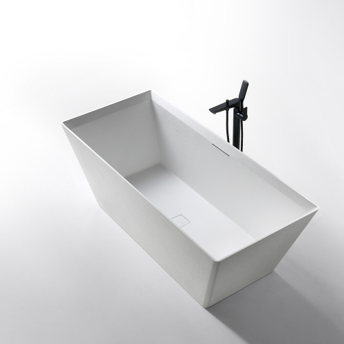 Ванна из искусственного камня Abber Berlin AM9912 170х75 отдельностоящая прямоугольная с каркасом - фото 3