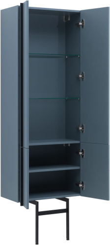 Шкаф-пенал Allen Brau Reality 1.32003.BGM 60х31х148 подвесной цвет синий/серый - фото 3