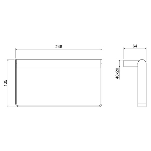 Полотенцедержатель Timo Luiro 18550/00 - фото 2