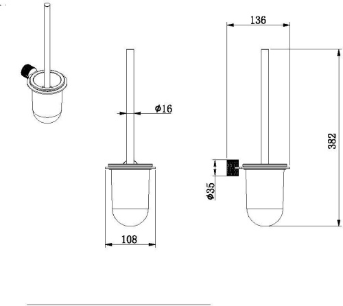 Ершик Allen Brau Priority 6.31C09-MG - фото 2