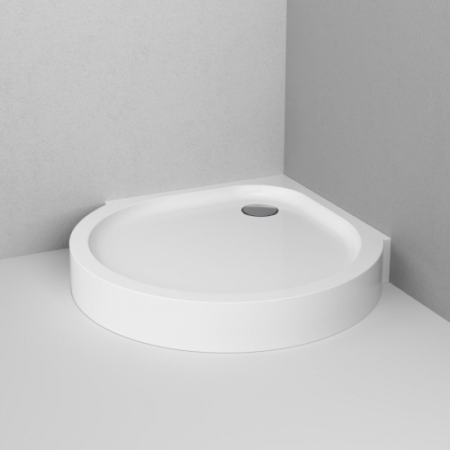 Душевой поддон Am.Pm Like W83T-333-095W акрил белый с ножками - фото 3