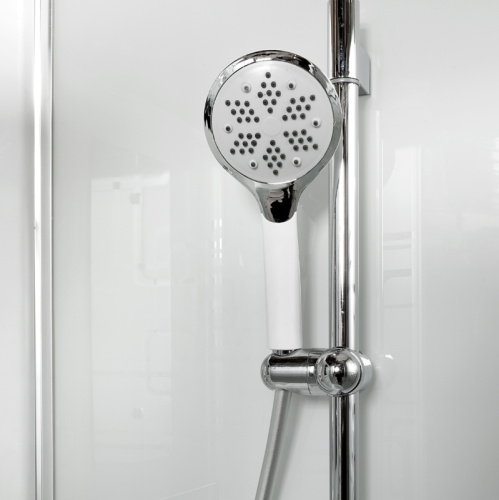 Душевая кабина AvaCan EM1580LED+GM 80х80 четверть круга с крышей ориентация универсальная - фото 4