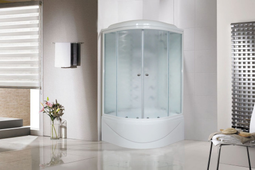 Душевая кабина Royal Bath ВК RB100BK3-WC 100х100 четверть круга с крышей - фото 2