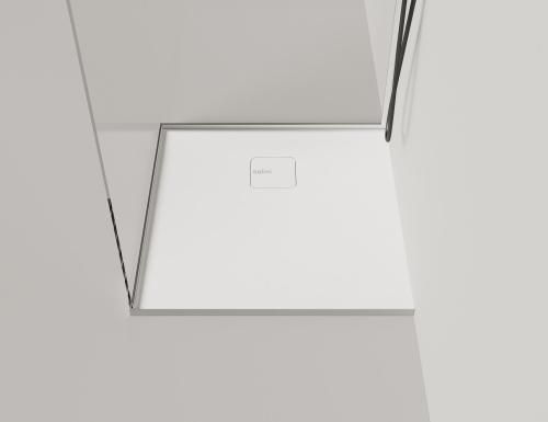 Душевой поддон Salini OASI 120323M 80х80 искусственный камень белый - фото 3