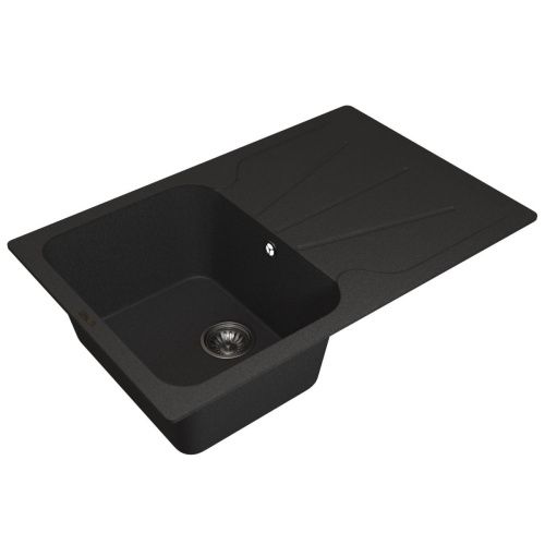 Кухонная мойка Uperwood Quartz Premium UPD-04 3910202115 80х50 цвет черный поверхность матовая - фото 2
