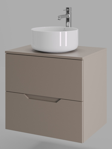 Тумба с раковиной Orange Line Li-60TuLMDF+B07-345W 61х46х72 - фото 2