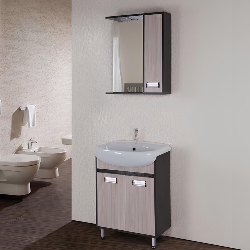 Зеркало-шкаф Onika Гамма 205828 58х15х71 подвесной - фото 2