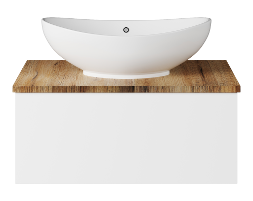 Тумба под раковину Misty Ива П-Ива-01070-951Я 70х45х30 подвесная - фото 2