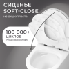 Унитаз подвесной Iberica Blanca Toledo alto IB.TLA.231.1B1 белый с сиденьем микролифт безободковый каскадный смыв