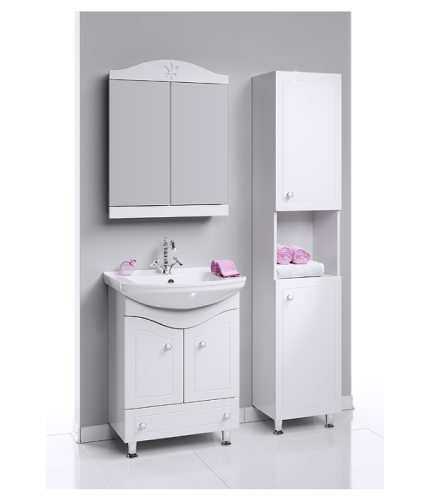 Зеркало-шкаф Aqwella Y FR0406 65х17х84 подвесной цвет белый - фото 2