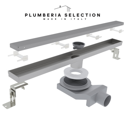 Душевой лоток Plumberia Selection PSL LINEAR PSL70MT напольный - фото 3