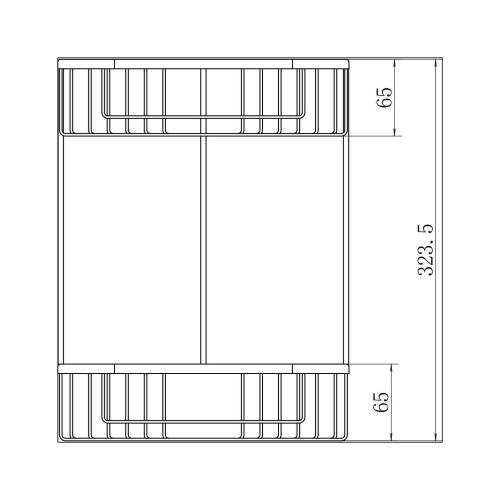 Полка в ванную комнату Fashun A335-1 - фото 3
