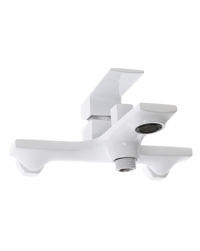 Душевая стойка Orange Lutz M04-932w настенная цвет белый - фото 4