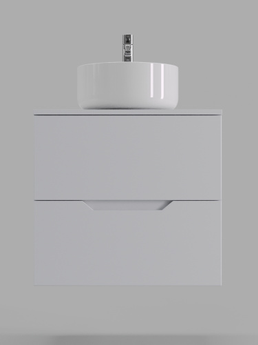 Тумба с раковиной Orange Line Li-60TuwMDF+B07-345W 61х46х72 - фото 3