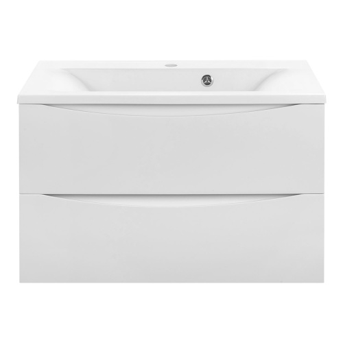 Тумба под раковину Vincea Mia VMC-2MA750GW 74х50х44 подвесная цвет белый - фото 4