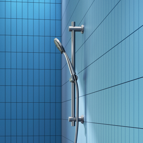 Душевой гарнитур Dorff Logic D0103000SS настенный нержавеющая сталь/серый - фото 3