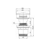 Донный клапан Vincea DPU-1B01MB черный