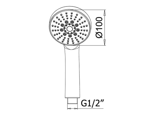 Душевая лейка Mamoli Shower Systems 3330001 - фото 2