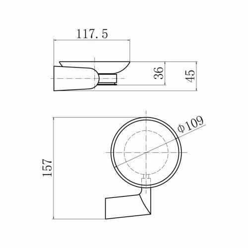 Мыльница Fashun A1802-21 - фото 3