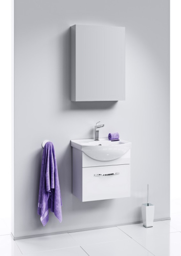 Тумба под раковину Aqwella Y Agr.01.05/1 45х29х45 подвесная цвет белый - фото 2