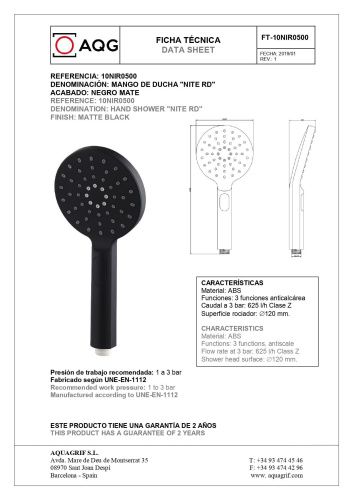 Смеситель для ванны AQG Tube 01TUB417NG настенный черный матовый - фото 3