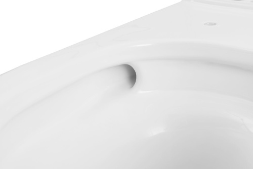 Чаша унитаза подвесная Allen Brau Priority Tornado 4.31006.20 цвет белый без сиденья безободковая душевой смыв - фото 5
