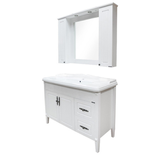 Тумба с раковиной Comforty Палермо 00004142367CF 120х49х90 напольная цвет белый - фото 4