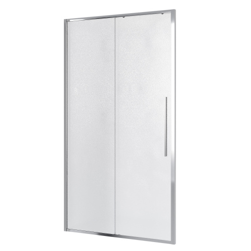 Душевая дверь Niagara Nova NG-65-14CH 140х195 стекло шиншилла профиль хром глянцевый - фото 2