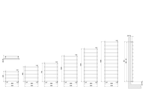 Полотенцесушитель Cordivari Alessandra 3551680400006 53х158 водяной хром - фото 2