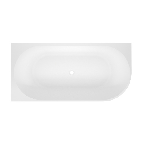 Ванна акриловая Wellsee Excellence Pro 287607000 170х75 пристенная асимметричная с ножками - фото 4