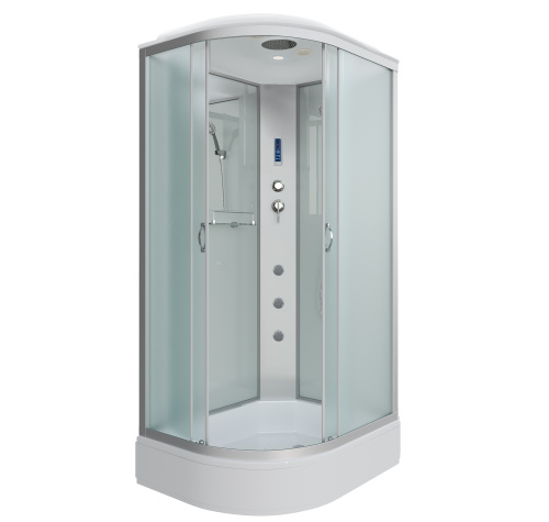 Душевая кабина Niagara Classic 339844RF 90х80 асимметричная с крышей ориентация правая