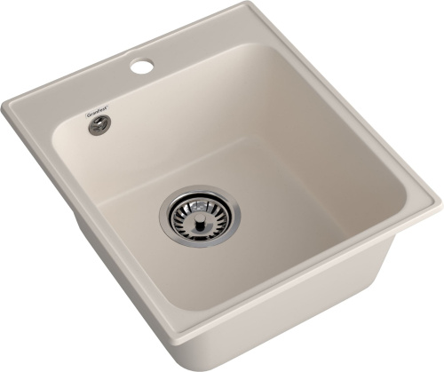 Кухонная мойка Granfest Quarz 17 белый 48х42 цвет белый поверхность матовая - фото 2