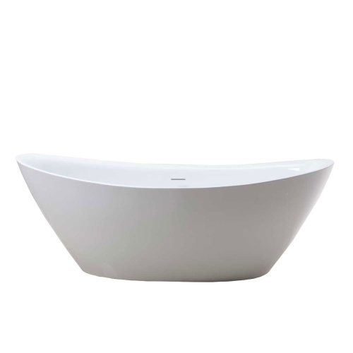 Ванна акриловая Vincea VBT-203 180х87 отдельностоящая овальная - фото 2