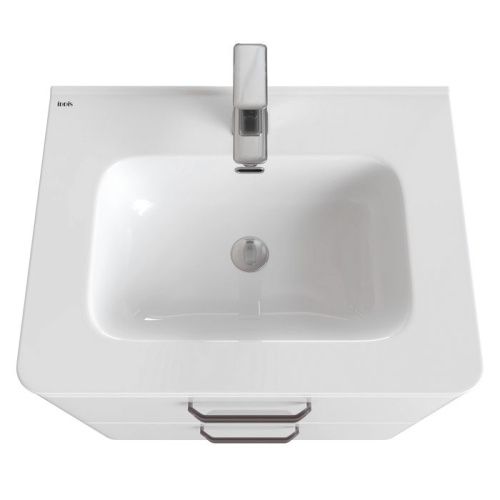 Тумба с раковиной IDDIS Brick BRI60WFi95K 60х47х81 напольная цвет белый - фото 3