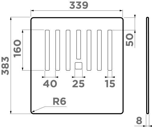 Разделочная доска Omoikiri CB-Kitagawa 86-LB-BL 4999064 - фото 2