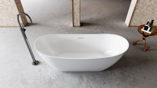 Ванна акриловая Zenon Maggiore 4000.000.000.000.40968 170х72 отдельностоящая овальная - фото 4