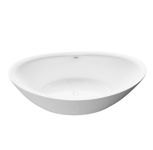 Ванна акриловая Grossman Galaxy GR-1402 180х85 отдельностоящая овальная с ножками - фото 4