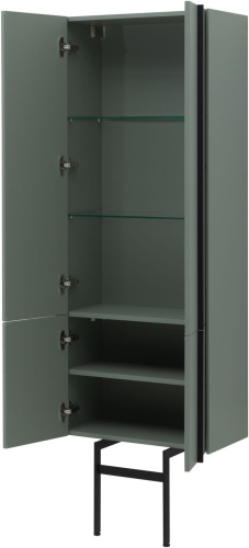 Шкаф-пенал Allen Brau Reality 1.32003.CGM 60х31х148 подвесной цвет зеленый/серый - фото 5