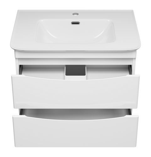 Тумба под раковину Misty Мираж П-Мир-01070-011П2Я 67х48х46 подвесная - фото 3