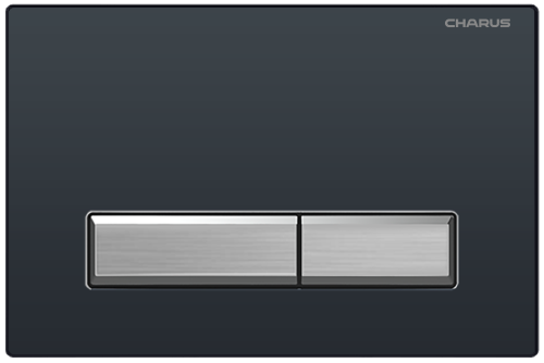 Клавиша смыва механическая CHARUS Raiden FP.321.BBN.01 цвет черный глянцевый