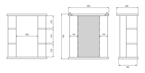 Зеркало-шкаф Misty Магнолия Э-Маг04065-01СвЛ 65х25х72 подвесной - фото 2