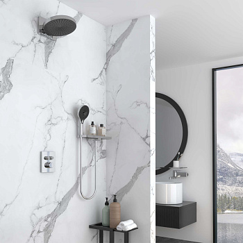 Душевая система Vincea Inspire VSFW-3I21MT1RCH встраиваемая в стену с термостатом