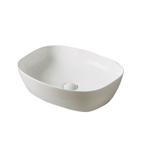 Раковина из сантехнического фарфора Melana A500B-805 51х39 накладная цвет белый без отверстий под смеситель - фото 4
