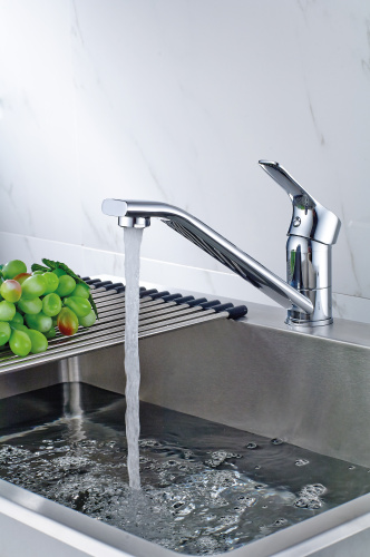 Смеситель для кухни Rossinka RS29 RS29-21 на мойку хром - фото 2