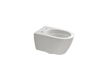 Чаша унитаза подвесная Scarabeo Glam 5201/TW цвет белый глянцевый без сиденья безободковая смыв торнадо