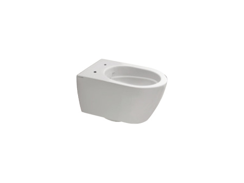 Чаша унитаза подвесная Scarabeo Glam 5201/TW цвет белый глянцевый без сиденья безободковая смыв торнадо